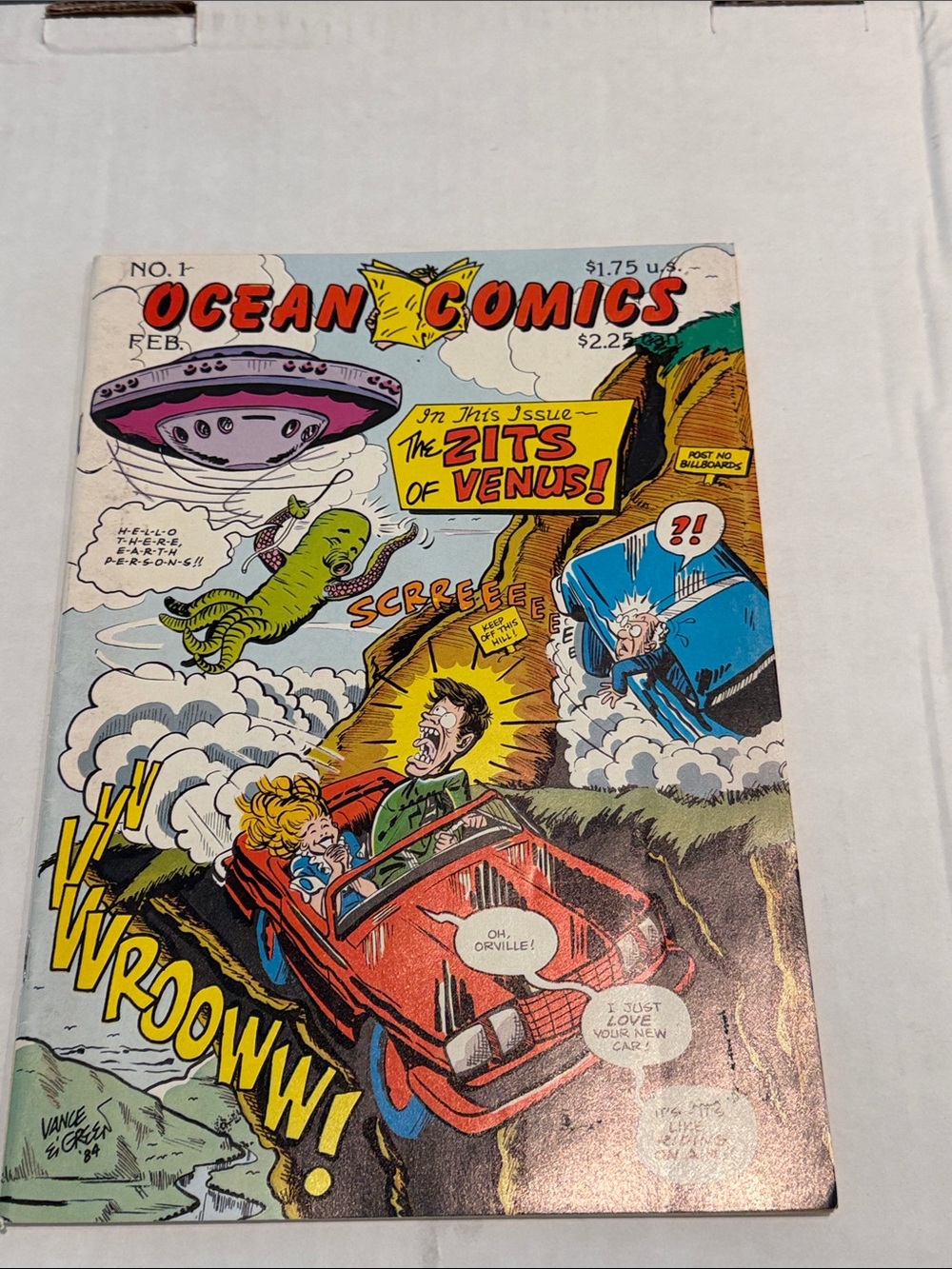 Ocean Comics No.1 Vintage Comic Book - Colorful Cover